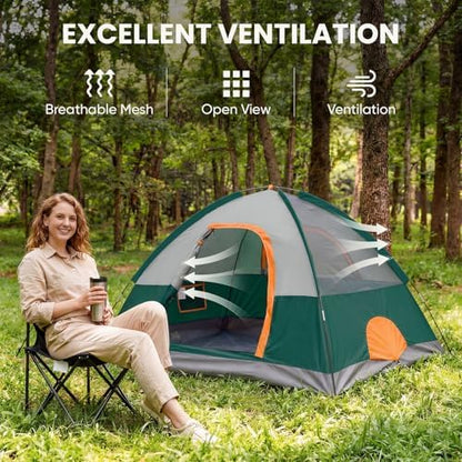 NEWBULIG Camping Tent 2 Person, 2 Person Tent for Camping, Instant Setup