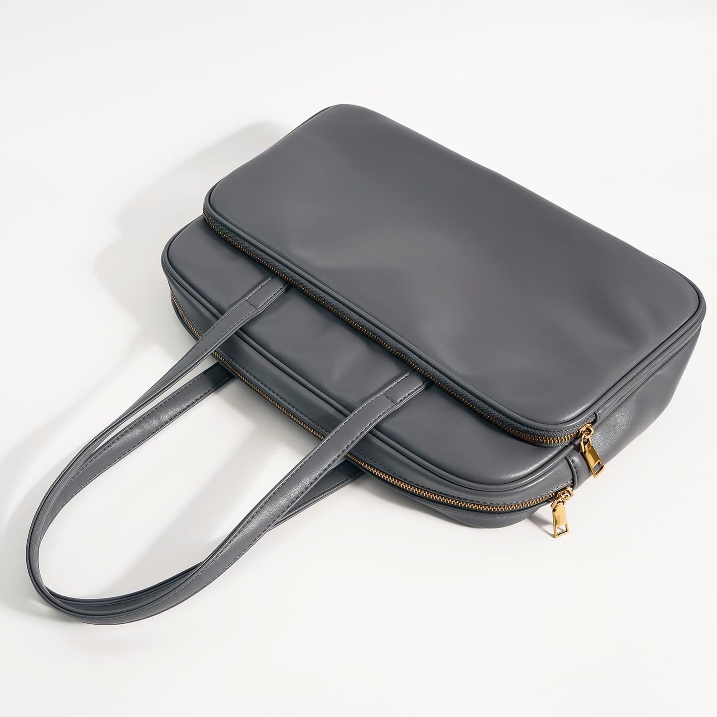 Laptop Tote for Men & Women 14Inch Computer Bags Briefcase Business Office Travel Work Handbag Carrying Bag with Large Front Pocket Color Grey