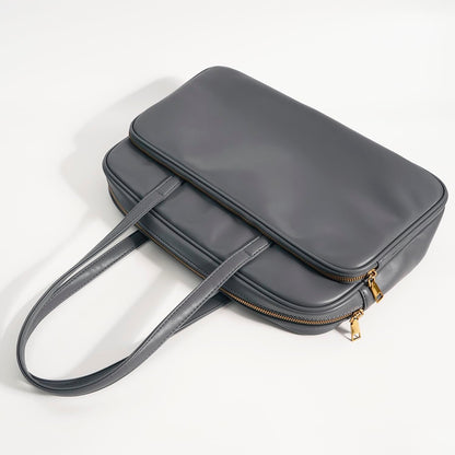 Laptop Tote for Men & Women 14Inch Computer Bags Briefcase Business Office Travel Work Handbag Carrying Bag with Large Front Pocket Color Grey