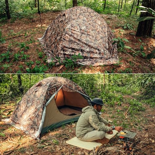 GEERTOP 2 Person Backpacking Tent, Lightweight Waterproof 4-Season Tent