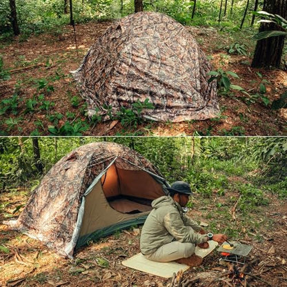 GEERTOP 2 Person Backpacking Tent, Lightweight Waterproof 4-Season Tent