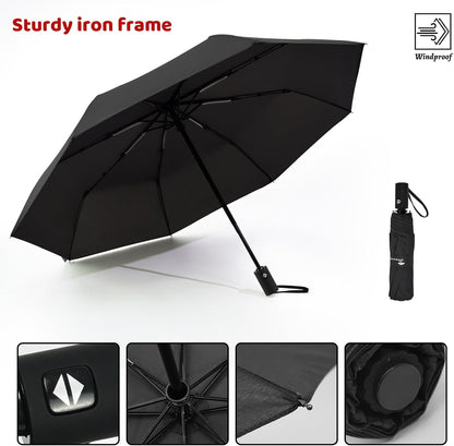 SY COMPACT Umbrella Automatic Travel Waterproof Light Folding Umbrellas Easy Carry for Women and Men