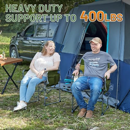 TIMBER RIDGE 400lbs Heavy Duty Camping Chair Portable Directors Chair