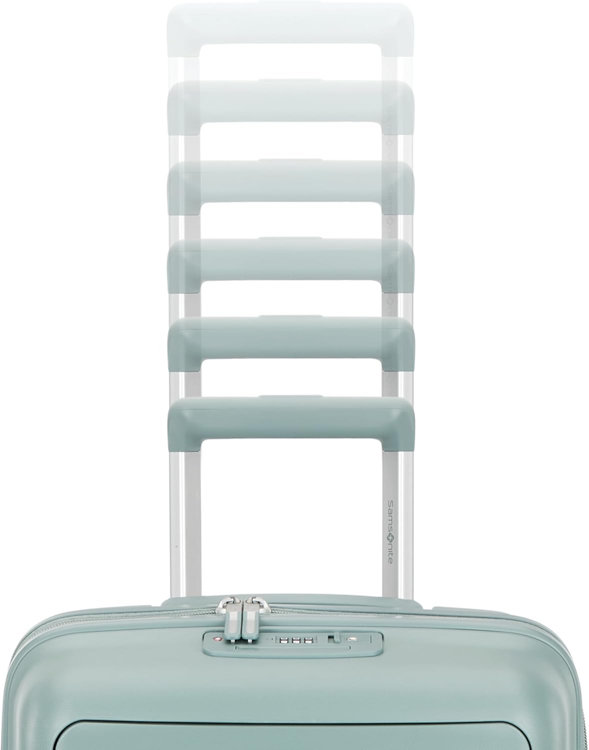 Samsonite Elevation Plus - Carry-On Hardside Luggage with QuickEntry™ Front Compartment - Scratch Resistant Polypropylene Shell, AirTag Holder, TSA Lock, Airline Approved- Cypress Green
