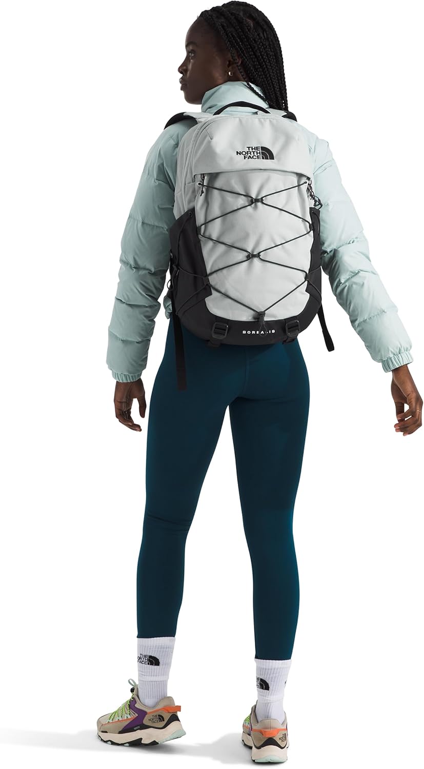 THE NORTH FACE Borealis Commuter Laptop Backpack | Water Repellent Finish, 16" Laptop Sleeve, Large Main Compartment for Everyday Carry, Tin Grey Dark Heather/Asphalt Grey/TNF Black-NPF, One Size