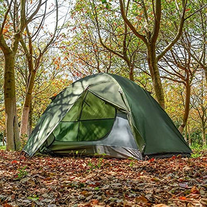MC TOMOUNT Backpacking Tent 1-2 Person Waterproof Lightweight Camping Tent