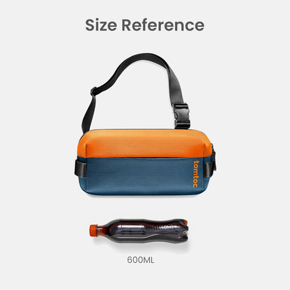 tomtoc Compact EDC Sling Bag, Minimalist Chest Shoulder Backpack Crossbody Bag for Men Women, Lightweight Carry Casual Bag