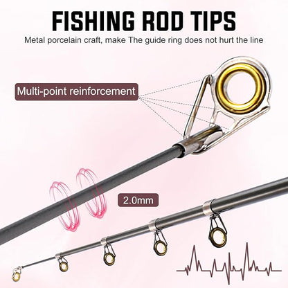 Sougayilang Portable Telescopic Fishing Rod - Image 2