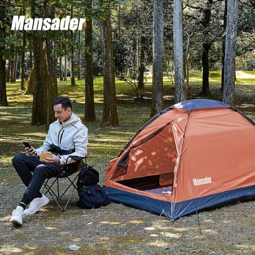 2 Person Camping Dome Tent,Waterproof Lightweight Portable Tents for Outdoor Camping Hiking Travel