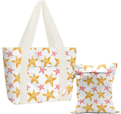 Beach Bags Wet Bag for Swimsuit Tote Bag for Friends Travel Gifts, Aloha Bags Waterproof Vacation Essential