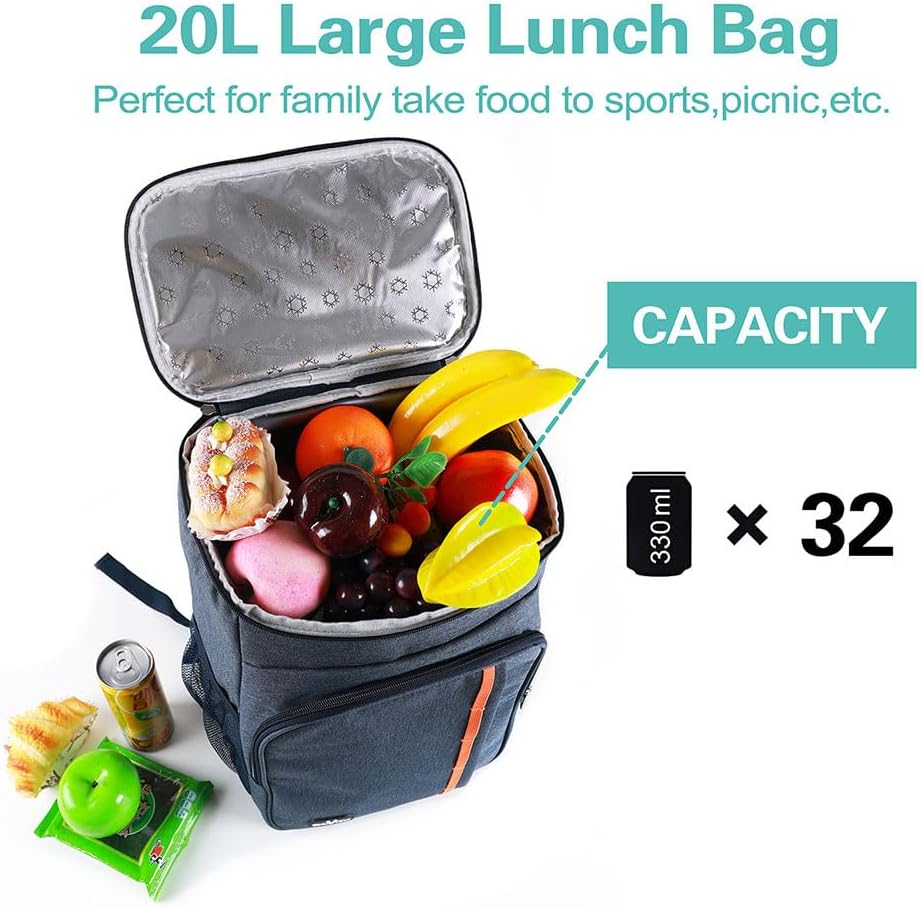 CODOBON Cooler Backpack 20L Insulated Backpack Coolers Lightweight Leak-Proof