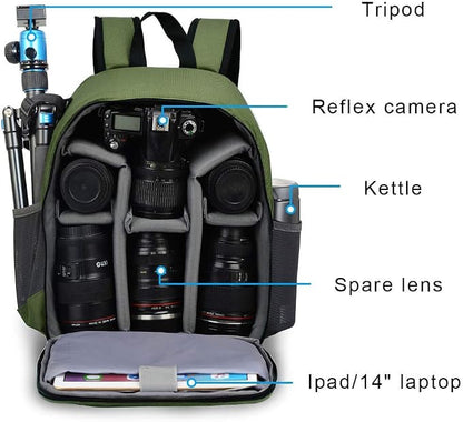 CADeN Camera Backpack Bag Professional - Image 3