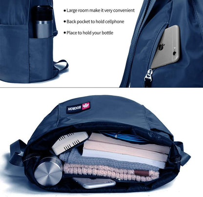 ZOORON Waterproof Drawstring Gym Backpack Bag for Men & Women, Sport Gym Sack Mini Travel Daypack