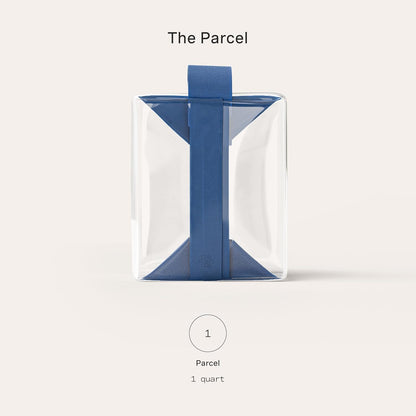 Cadence Parcel - Clear Dopp Kit with Magnetic Closure - Durable and Leak-Resistant Travel Toiletry Kit - Modular Design