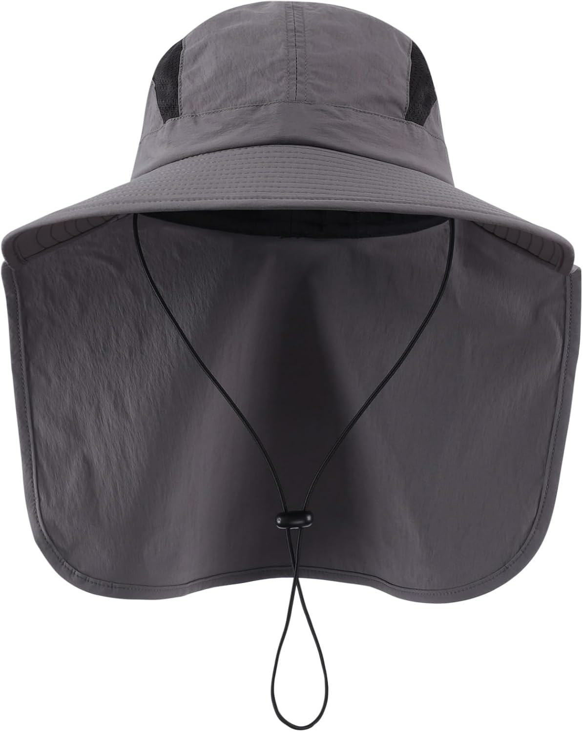 Home Prefer UPF 50+ Sun Hats for Men Women Wide Brim Fishing Hat with Neck Flap UV Protection Sunblock Safari Bucket Hat