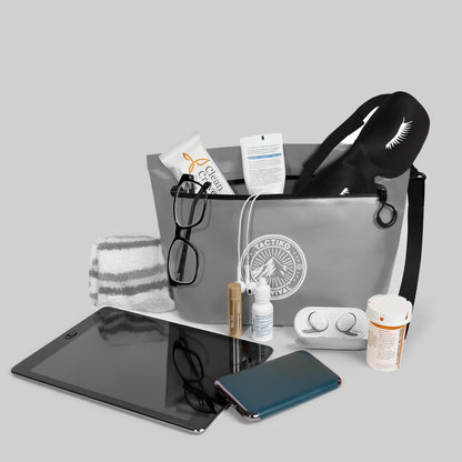 3-Pack Tactiko Heavy-Duty Splash Water Resistant Zipper Pouches - 3 L Hold-All Organizers for Dry Bags, Travel Bags (3, Yellow/Orange/Gray)