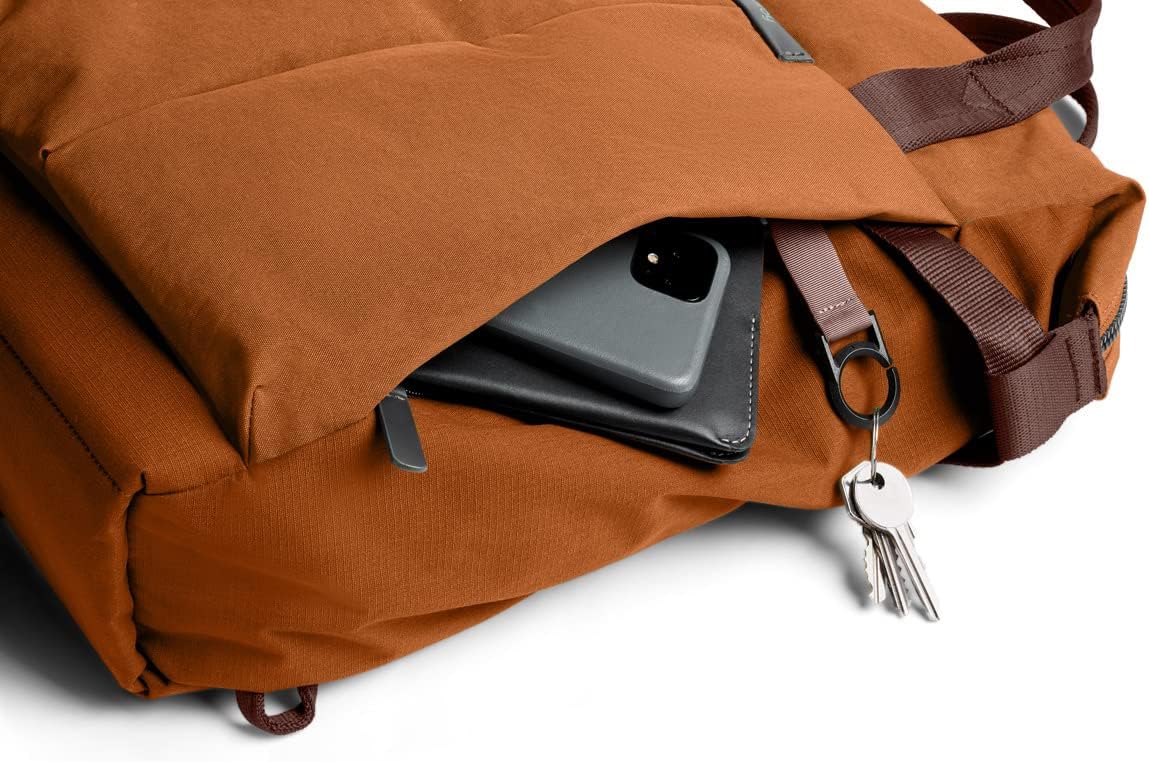 Bellroy Tokyo Totepack, water-resistant woven convertible backpack and tote bag - Bronze