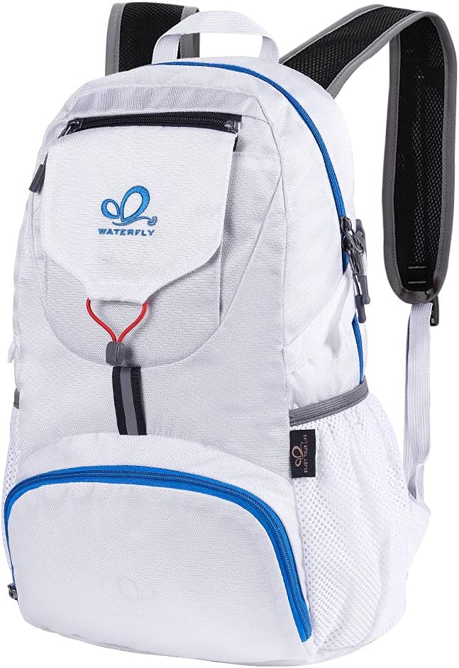 WATERFLY Small Lightweight Packable Backpack: 20l Ultra Light Foldable Travel Hiking Camping Daypack Day Pack for Man Woman
