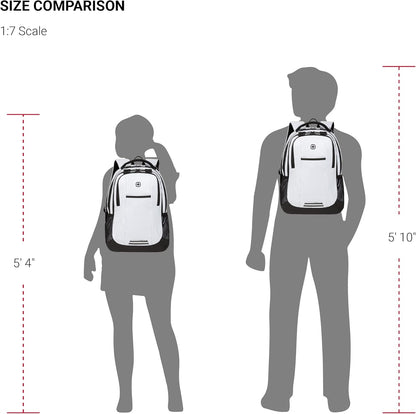 SwissGear Cecil 5505 Laptop Backpack, White, 18-Inch
