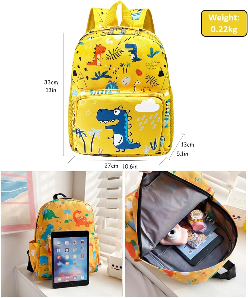 POWOFUN13 inch Kids Toddler Preschool Travel Backpack Cute Cartoon Backpack For Girls Boys Baby