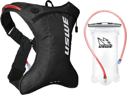 USWE Outlander Moto Hydration Pack, Running, Hiking Hydration Backpack with Water Bladder, Hydropack for Men and Women, Backpack Gear and Equipment for Cycling, MTB