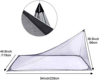 4Monster Camping Insect Net with Carry Bag, Compact and Lightweight, Fits Bed,Sleeping Bags,Tent (Single)