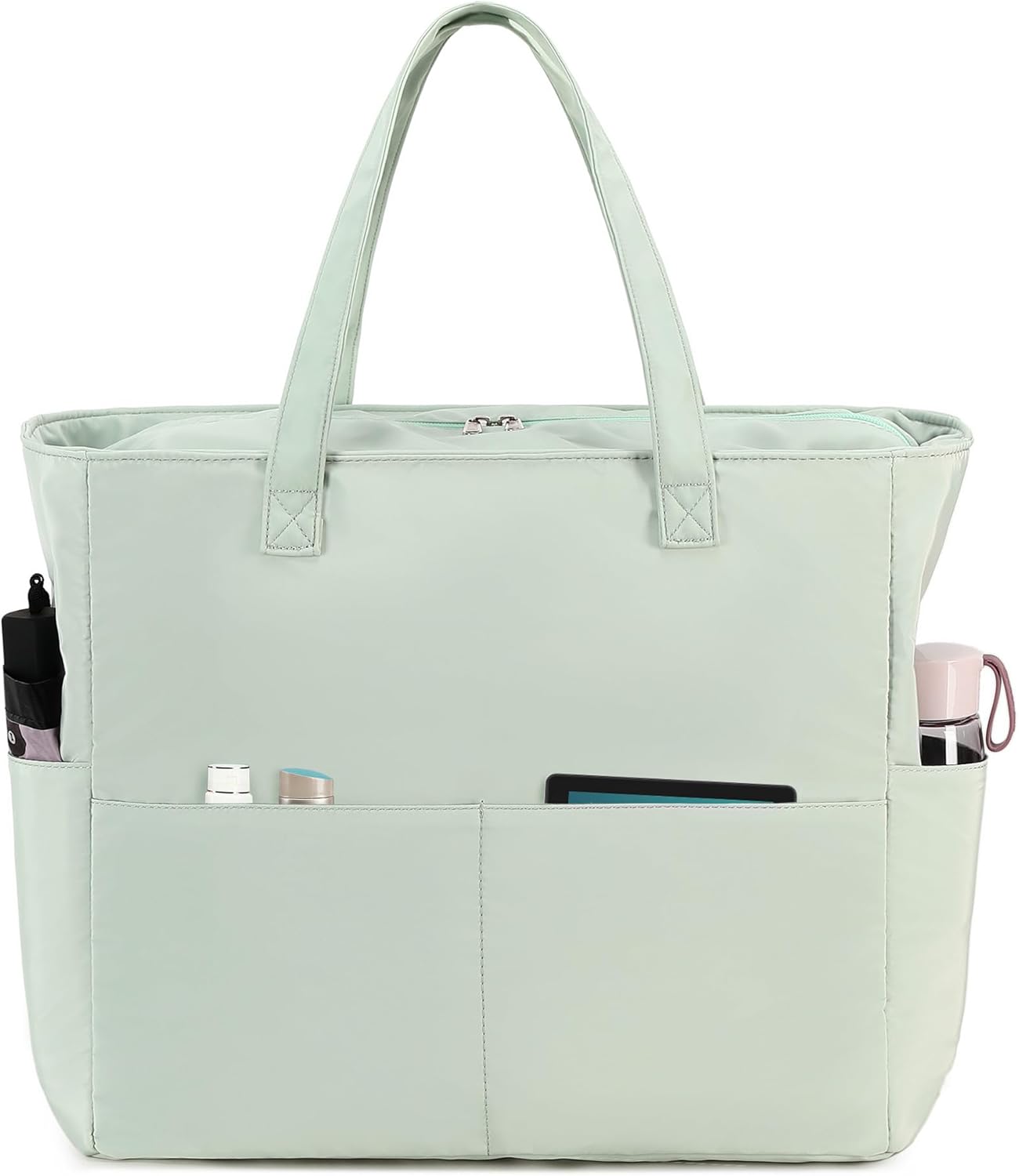 Waterproof Beach Tote Pool Bags for Women Ladies Extra Large Gym Tote Carry On Bag With Wet Compartment for Weekender Travel