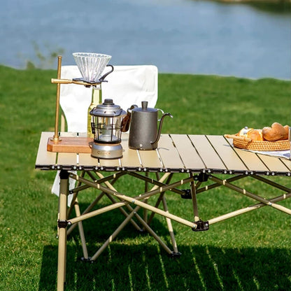 Folding Camping Chair for Small man, Portable Outdoor Backpacking Chair for Hiking, Picnic, Camping, Beach, Ultralight Compact Camping Chair with Carry Bag, 23"D x 14.2"W x 14.2"H (Beige)