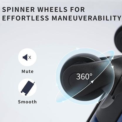 Merax 20 Inch Carry On Luggage Airline Approved, Hardshell ABS Suitcase with Spinner Wheels, TSA Lock, Lightweight Travel Luggage for Business Trips & Weekend Getaways