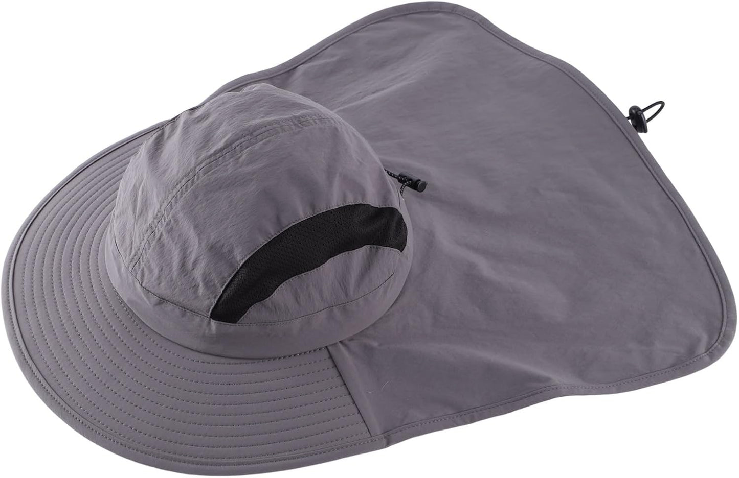 Home Prefer UPF 50+ Sun Hats for Men Women Wide Brim Fishing Hat with Neck Flap UV Protection Sunblock Safari Bucket Hat