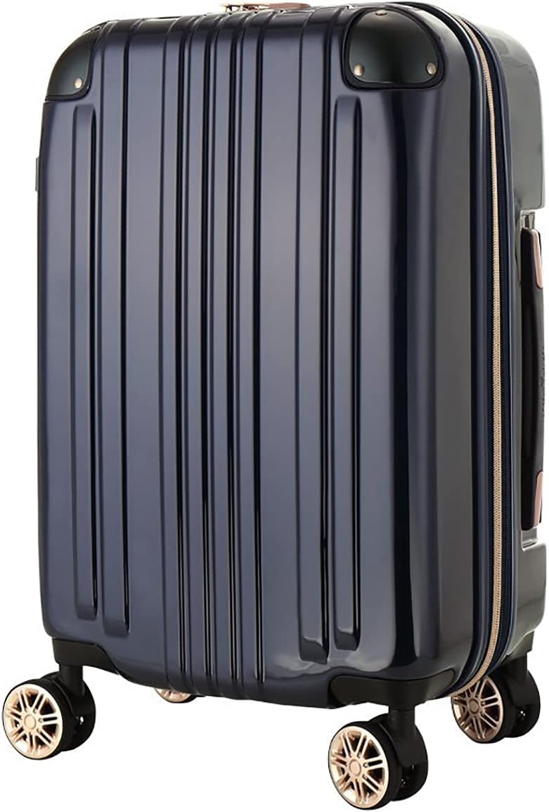 LEGEND WALKER Hardside Expandable Zipper Luggage, Carry-On, 21-inch, Navy, 5122-48-NV