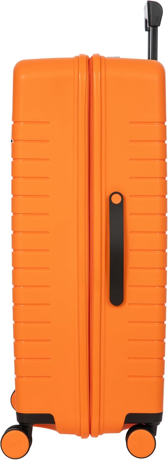 Bric's B|Y Ulisse Spinner Suitcase, Expandable Hard Shell Luggage with TSA Lock and Smooth 360° Wheels 28" – Orange