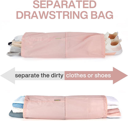 BAGSMART 6 Set Compression Packing Cubes - Lightweight Travel Essentials, Durable Luggage Organizer