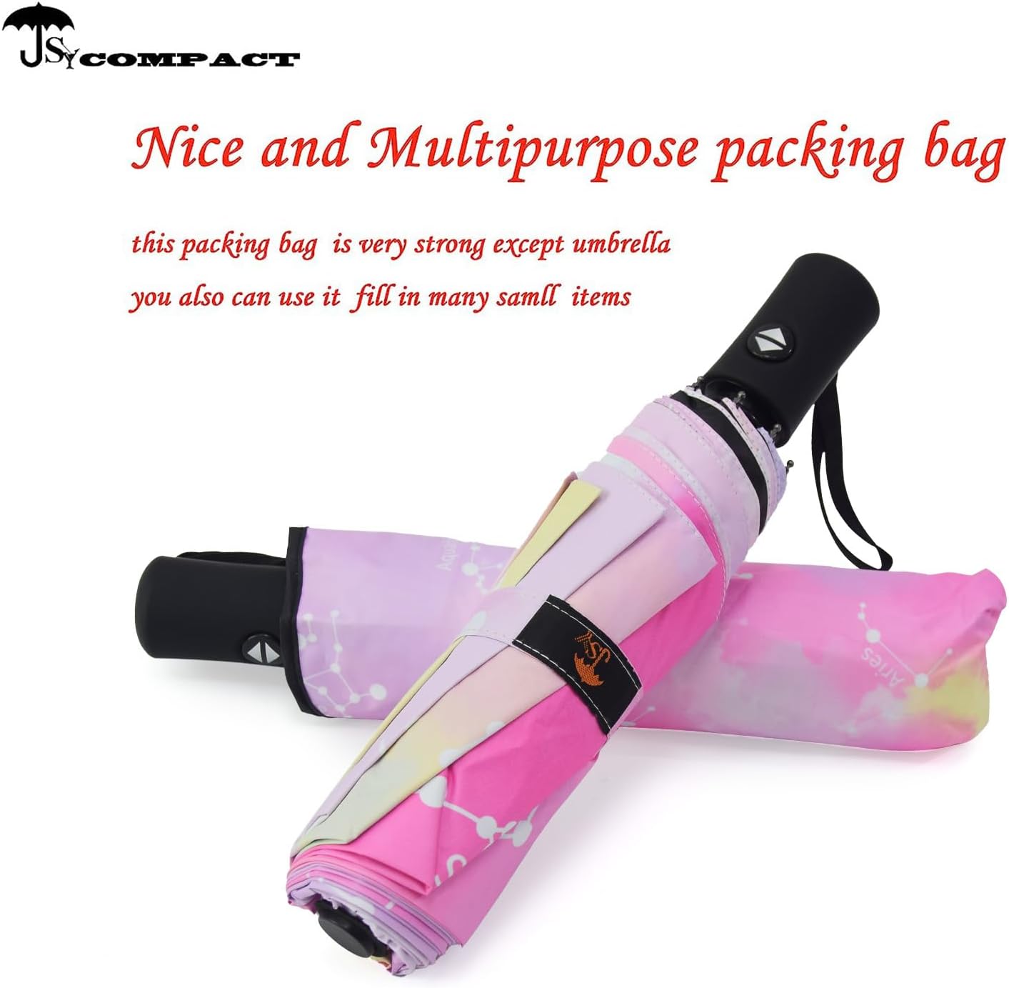 SY COMPACT Travel Umbrella Windproof Automatic Umbrellas Small Compact UV Sun Protection Factory Outlet Umbrella