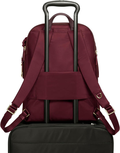 TUMI - Voyageur Montana Backpack - Stylish Travel Backpack for Women - For Business, Work - Fits up to 16" Laptops - Wine
