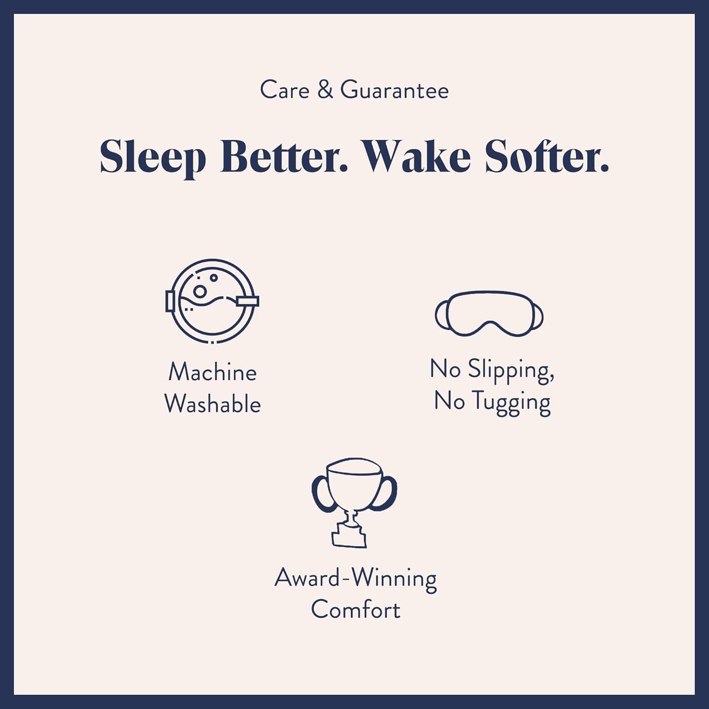 Brooklinen Silk Eye Mask for Sleeping – Celestial Blue, 100% Mulberry Silk Sleep Mask with Soft Elastic Strap, Machine Washable, Breathable & Cool-to-The-Touch – Ideal for Sleeping & Traveling