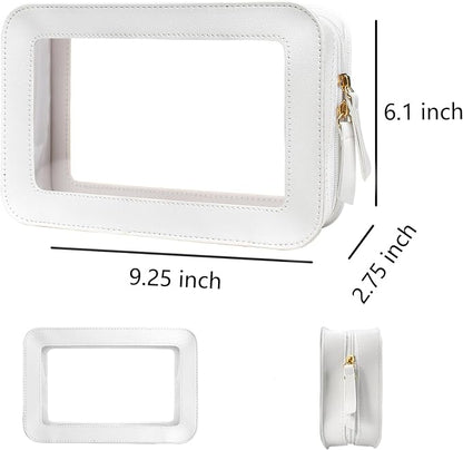 Clear Makeup Bag Small, TSA Approved Portable Toiletry Bag - Image 6