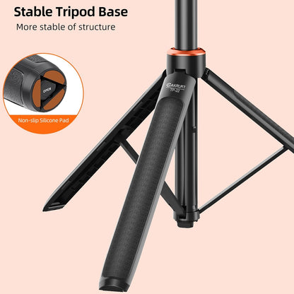 53.5" Portable Travel Selfie Stick Tripod for DJI Osmo Pocket 3, GoPro - Extendable Vlog Handle Stand for Go Pro Max, Hero 13/12/11/10/9, DJI Action 5 Pro/4, Insta360 X5 - Action Camera Accessories