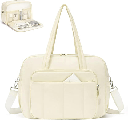 CLUCI Gym Bag for Women, Travel Duffle Bag Carry on Weekender Bags Puffer Tote Bag