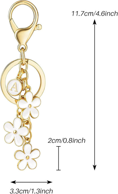 DUSLANG 17 Inch Laptop Backpack for Travel Water Resistant College Backpack for Men/Women Laptop Bag with USB Charging Port and Flower Keychain for backpack, Black