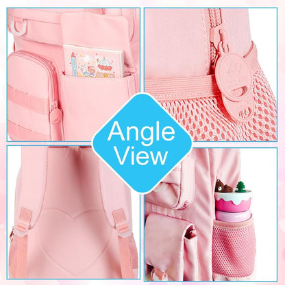 CCJPX Girls Backpack, 16 inch School Laptop Bag College Bookbag, Anti Theft Daypack for Teens Girls Students Women