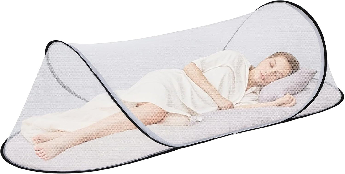 78.7 x 31.5 x 23.6 Inch Large Collapsible Portable Mosquito Net, Pop Up Mosquito Tent, Suitable for Adult Baby Camping, Bedroom Mosquito Net for Bed