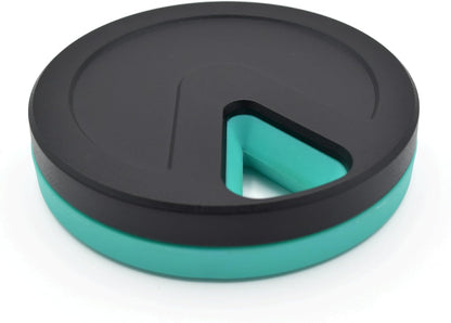 Travel RX Pill Case by Type Two Labs – Weekly 7 Day Pill Box, Compact Magnetic Organizer for Pills fits Purses or Pockets, Rugged Daily Caddy Holds Vitamins, Supplements and Medication. (Vibrant Teal)
