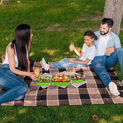 Guyuyii 4 Pack Collapsible Food Storage Containers with Lids