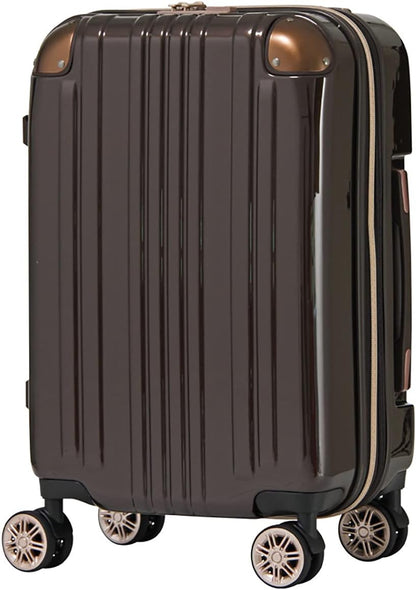 LEGEND WALKER Hardside Expandable Zipper Luggage, 24-inch, Mocha, 5122-55-MC