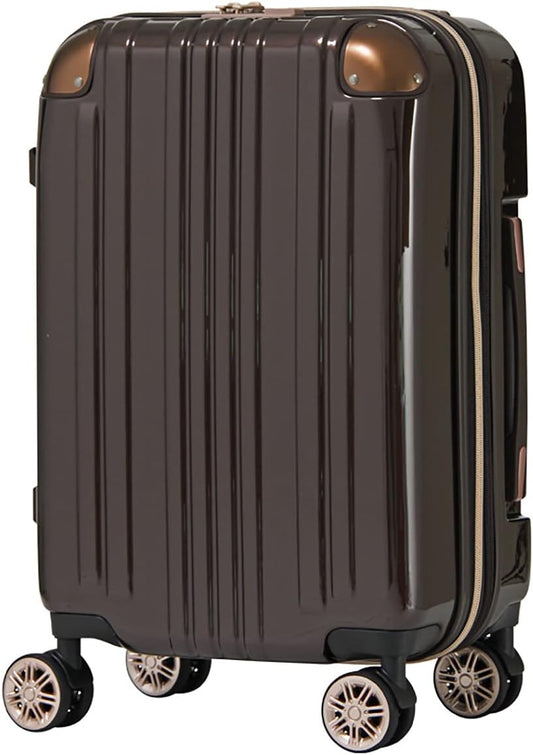LEGEND WALKER Hardside Expandable Zipper Luggage, 24-inch, Mocha, 5122-55-MC