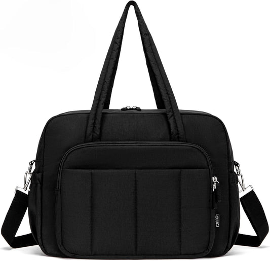 CLUCI Gym Bag for Women, Travel Duffle Bag Carry on Weekender Bags Puffer Tote Bag