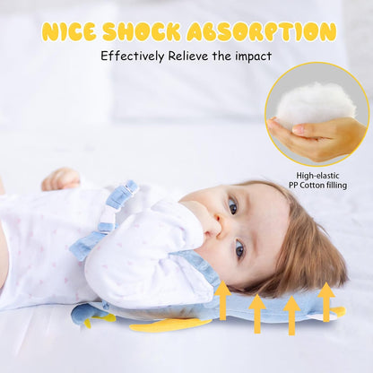 Baby Head Protection Backpack - Soft & Comfortable, Cute Cartoon Design, Flying Dragon