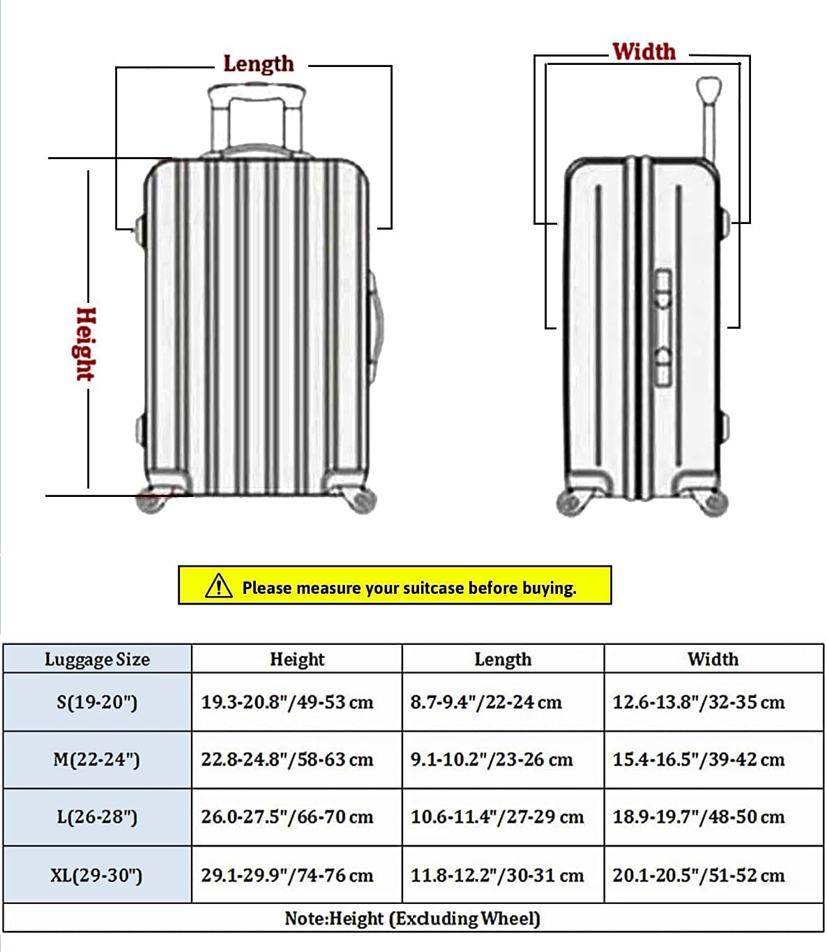 7-Mi Suitcase Cover 3D Print Design Travel Luggage Protector Trolley Case Cover 26"-28" Sleeve, BluePeacock