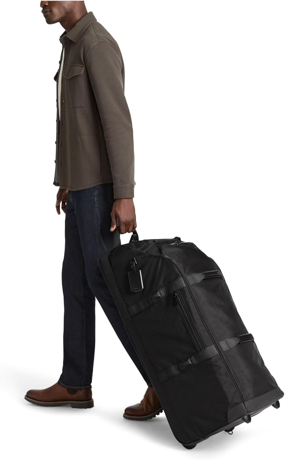 TUMI - Alpha Bravo Collapsible Duffel - 85 L Capacity - Black Duffel for Travel - 31.5" X 14.3" X 12.0" - Black